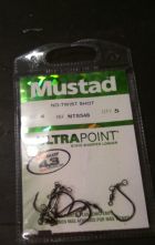 Mustad No Twist Shot Hooks size 4